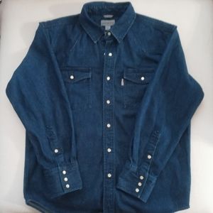 Carhartt Denim Shirt Size Large